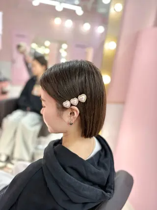 ミディアム カラー 甘ふわgirly🎀 ハイトーン🤍Ramのヘアスタイル