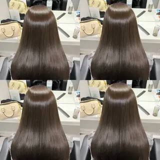 セミロング カラー 🦋REISA🦋 エクステ×ハイトーンのヘアスタイル