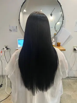 ロング カラー beleefric 🩵チセのヘアスタイル
