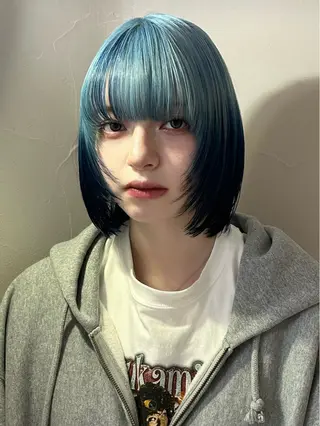 ミディアム カラー arte MAYU カットモデル募集のヘアスタイル