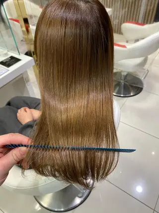 セミロング 星野 聖也のヘアスタイル