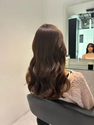 ロング カラー 表参道♡暗髪♡ 艶カラー♡アユミのヘアスタイル