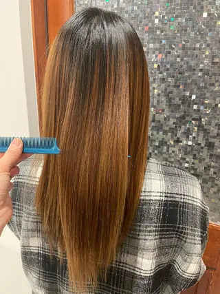 ロング パーマ やまこし 美裕樹のヘアスタイル