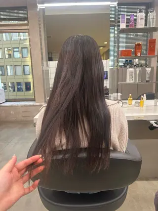 カラー 透明感ベージュ🤎 ナチュラルレイヤーのヘアスタイル