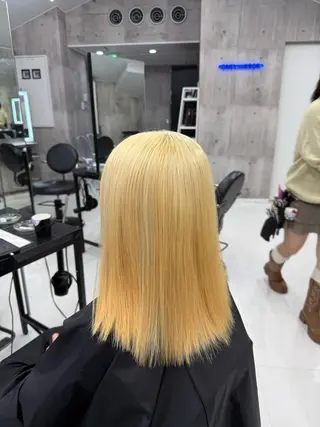 ミディアム カラー メンズ ☁️かずき☁️青.紫 推し活カラー💫のヘアスタイル