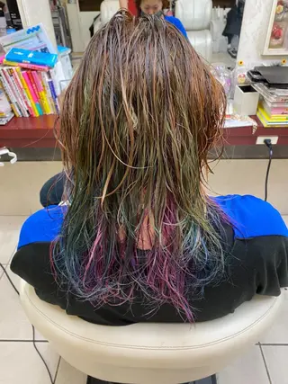 カラー 竹内 英明のヘアスタイル