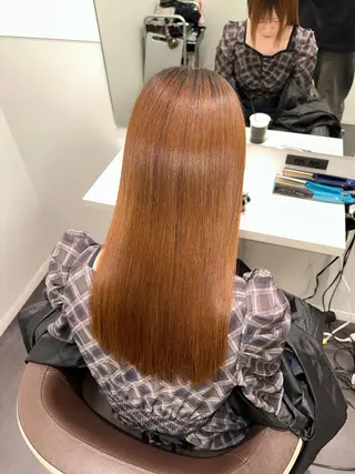 セミロング 美髪特化✨ 伊織✨縮毛矯正✨のヘアスタイル