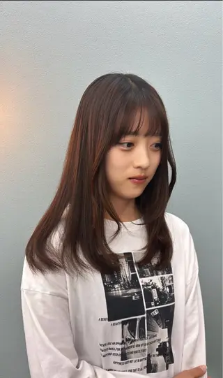 セミロング ブリーチなしwカラー 🐈⬛kotoseのヘアスタイル