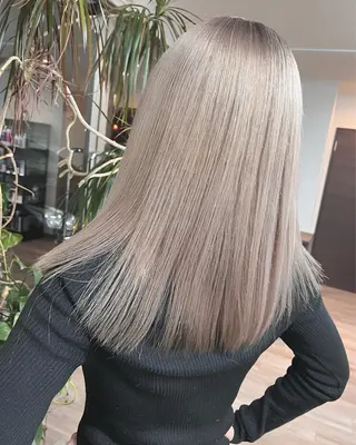 ロング カラー 大船 ⌇モデル募集 🫧CHIKA 🫧のヘアスタイル