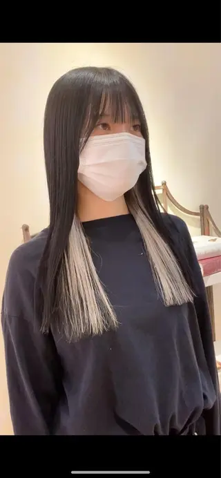 セミロング カラー 韓国系レイヤー特化 hiroのヘアスタイル