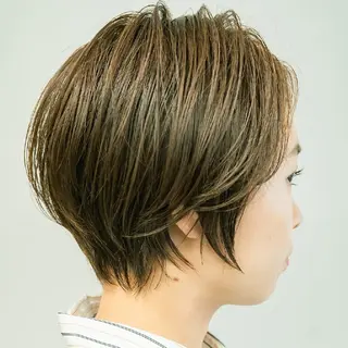 ショート 天王寺韓国ヘア 小山歓実のヘアスタイル