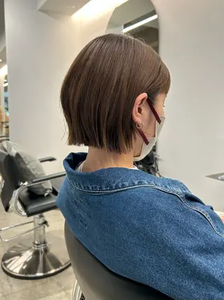 ショート カラー 山下夕月 ショート🫧ボブのヘアスタイル