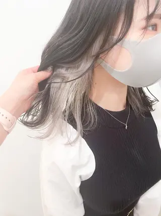 セミロング カラー ✨カラー支持No.1 🧸ワキ カナコ🧸のヘアスタイル