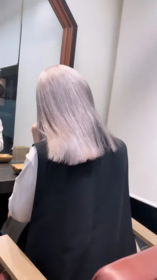 ミディアム カラー 富永 翔伍のヘアスタイル