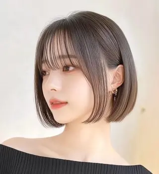 ショート カラー 白髪率別白髪ぼかし /なおき/表参道のヘアスタイル