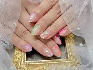 ネイル マジック ミラーのネイルデザイン