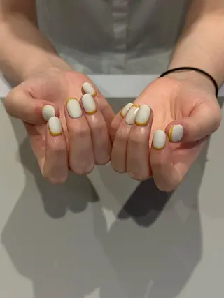 ショート カラー パーマ ヘアアレンジ メンズ キッズ ネイル マツエク・マツパ アイブロウ ar. harajukuのネイルデザイン