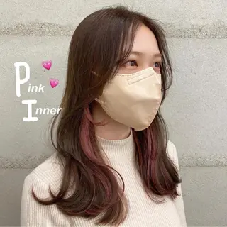 セミロング ナガイ アヤのヘアスタイル