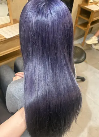 ロング カラー 💓シールエクステ ルミエールのヘアスタイル
