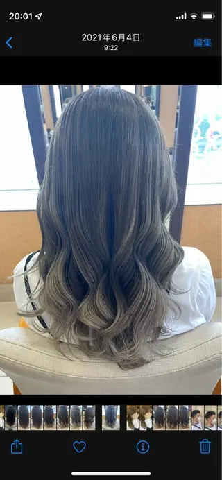 ロング カラー 透明感カラー✨艶髪 制作🌱山根あゆみのヘアスタイル