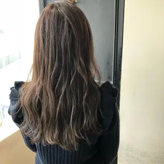 ロング カラー 金子 富士のヘアスタイル