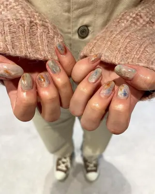 nail* runa🌻のネイルデザイン