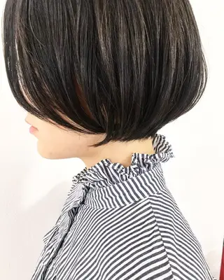 ショート ボブ×縮毛矯正 ryotaのヘアスタイル