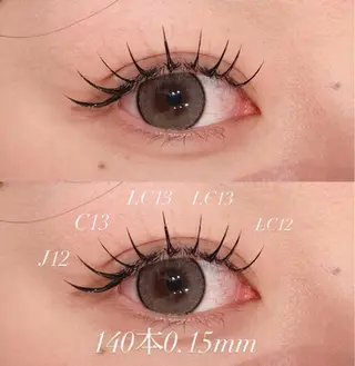 マツエク・マツパ arana eyelashのマツエク・マツパデザイン