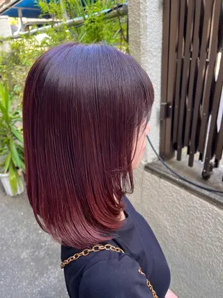 ミディアム カラー かりん 🤍のヘアスタイル