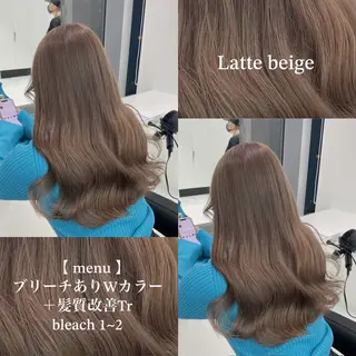 カラー 🩶透明感ブリーチ カラー🩶 maoのヘアスタイル