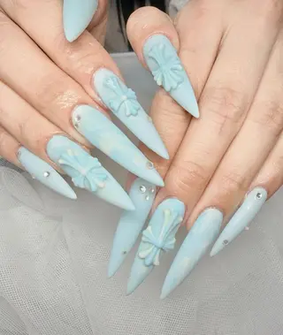 ロング カラー Bling Salonのネイルデザイン