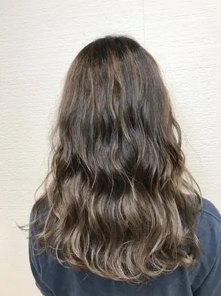 セミロング カラー 【メンズ縮毛矯正】 田中秀斗のヘアスタイル