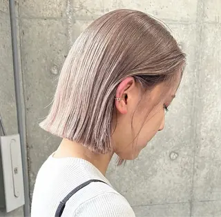 ショート ハイトーン🫧艶髪 MAIKAのヘアスタイル