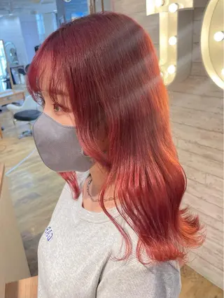 カラー 中村 彩夏のヘアスタイル