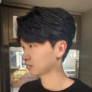 メンズ センターパート特化/ メンズカット/ヒロキのヘアスタイル