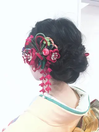 ロング ヘアアレンジ YAP！HAIR トコツメアヤノのヘアスタイル