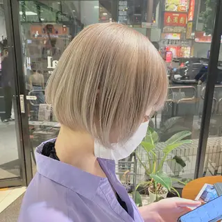 ショート カラー ✨髪質改善専門店✨ QOLU✨のヘアスタイル