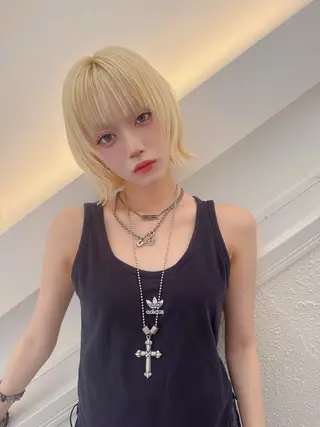 ショート カラー 💎透明感カラー特化 💎TAISEIのヘアスタイル