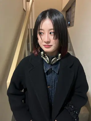 セミロング 薄暮 マツイ レンのヘアスタイル