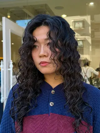 ロング パーマ Tidehair茨木 Riruのヘアスタイル