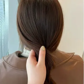 ミディアム ナチュラルヘア 🌱/久留米/あまのヘアスタイル