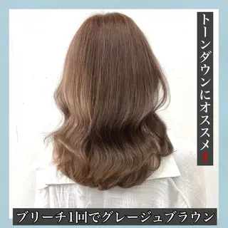 セミロング カラー K-POP好き美容師 🇰🇷Kai.Yのヘアスタイル