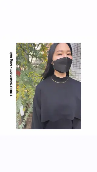 ロング カラー パーマ ヘアアレンジ メンズ キッズ ネイル マツエク・マツパ アイブロウ hiro【沿線で叶う 似合わせhair】のヘアスタイル