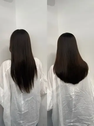 ロング ひろし/髪質改善/ 縮毛矯正/透明感✨のヘアスタイル