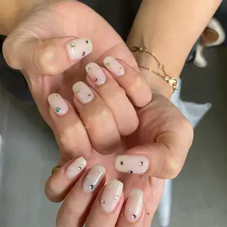 ネイル By moonネイル 🌷ワンホン/韓国風のネイルデザイン
