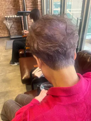 ショート カラー パーマ ヘアアレンジ メンズ キッズ ネイル マツエク・マツパ アイブロウ 久木原 ゆりのヘアスタイル