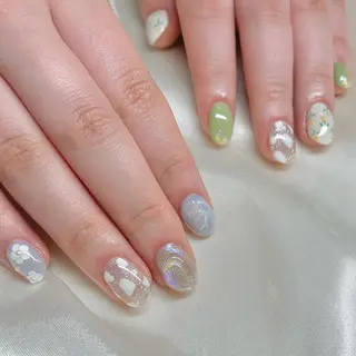 ネイル ミルフィーユ /Tomoeのネイルデザイン