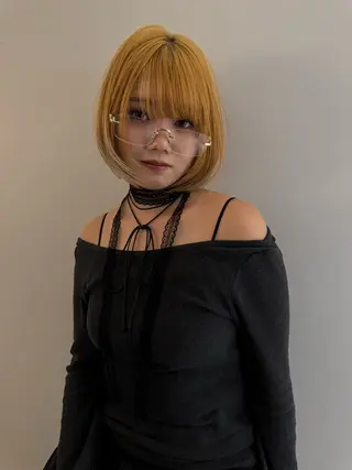 ミディアム カラー ROSTAR セイゴのヘアスタイル