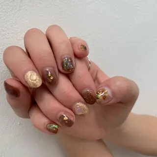 ネイル 新宿ニュアンスネイル makotoのネイルデザイン