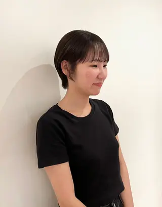 ショート 川上 莉歩のヘアスタイル